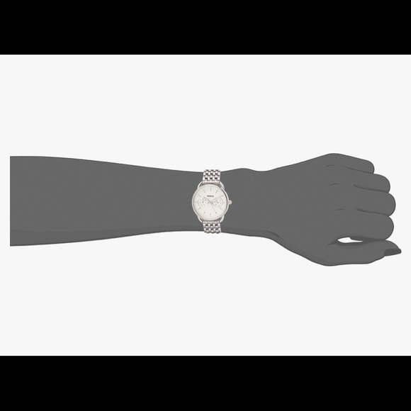 Fossil Tailor Multi-Function White Dial Stainless Steel Ladies Watch ES3712 - Picture 3 of 5